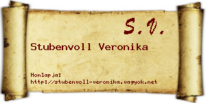 Stubenvoll Veronika névjegykártya